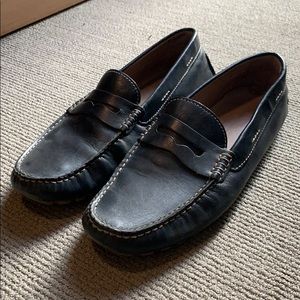 Massimo Dutti vegan leather loafer